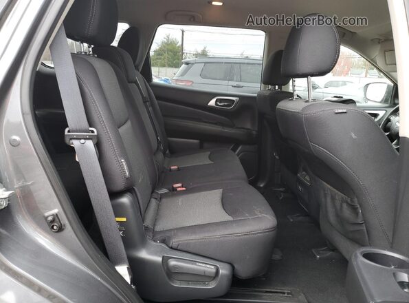 5N1DR2MM4KC632903 2019 NISSAN PATHFINDER Серый Вид задней части салона