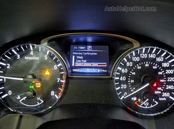 5N1DR2MM5JC628809 2018 NISSAN PATHFINDER Серый Вид щитка приборов