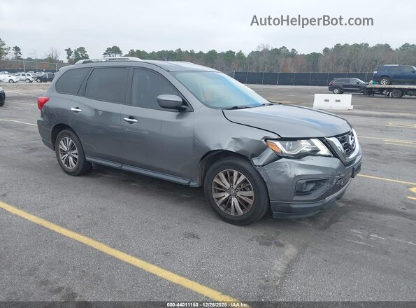 5N1DR2MM7KC631227 2019 NISSAN PATHFINDER Gray Передня права чверть