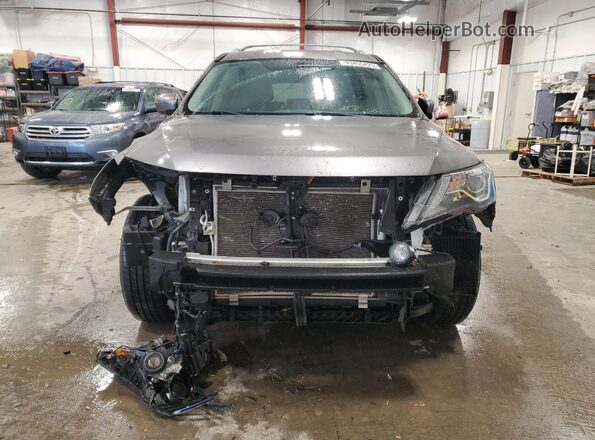 5N1DR2MM9JC619840 2018 NISSAN PATHFINDER Серый Вид спереди