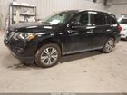2017 Nissan Pathfinder Sl Black vin: 5N1DR2MMXHC620666