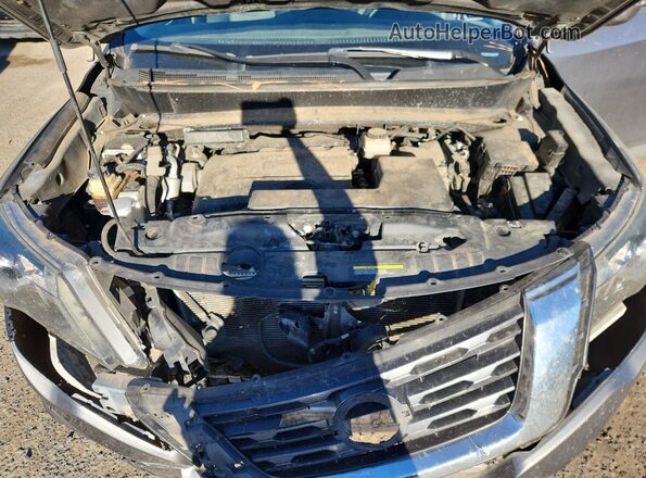 5N1DR2MN0JC660883 2018 NISSAN PATHFINDER Gray Engine compartment view