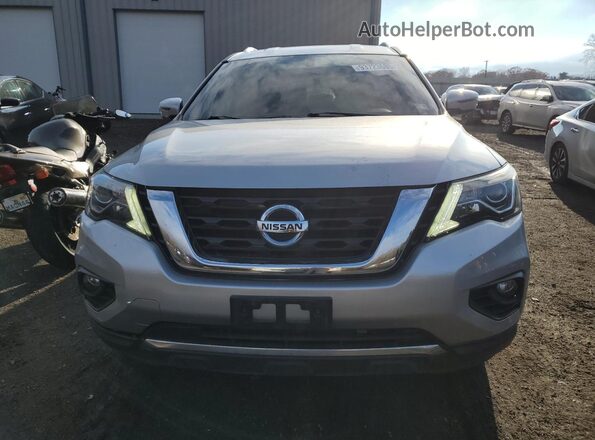 5N1DR2MN4KC612644 2019 NISSAN PATHFINDER Silver Front view