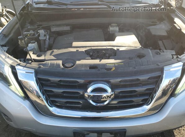 5N1DR2MN4KC612644 2019 NISSAN PATHFINDER Silver Engine compartment view