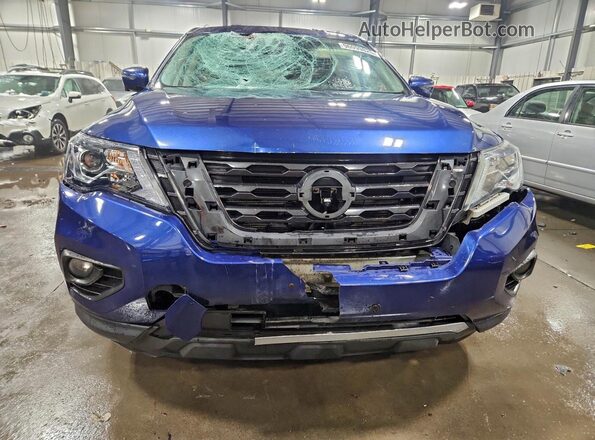5N1DR2MNXJC622299 2018 NISSAN PATHFINDER Синий Вид спереди