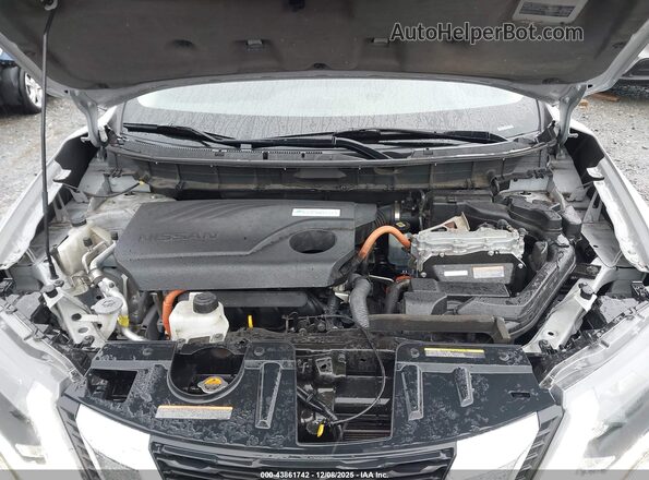 5N1ET2MV3HC798126 2017 NISSAN ROGUE HYBRID Серый Вид сзади