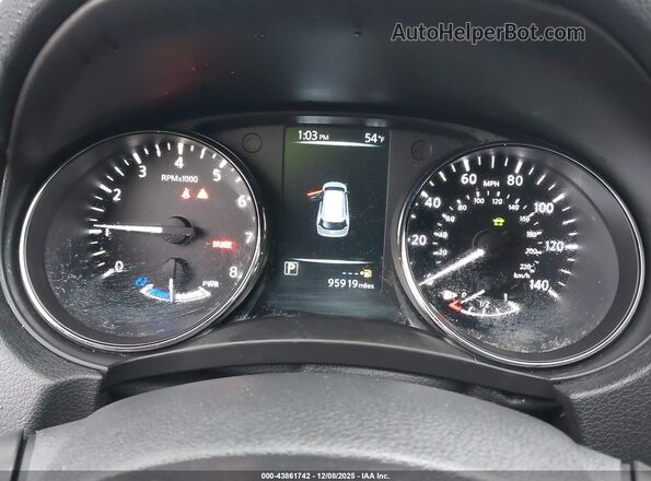 5N1ET2MV3HC798126 2017 NISSAN ROGUE HYBRID Серый Вид задних сидений