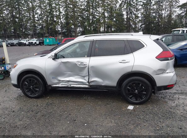 5N1ET2MV3HC798126 2017 NISSAN ROGUE HYBRID Серый Панорамный вид салона 360°