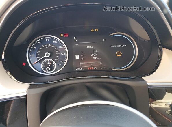 5NMMCDTC6SH033562 2025 GENESIS GV70 Белый Вид щитка приборов