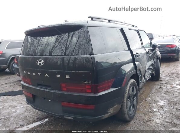5NMP24G16RH007370 2024 HYUNDAI SANTA FE HYBRID Черный Задняя правая четверть
