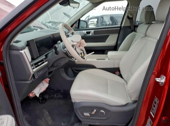 5NMP24GL9SH092910 2025 HYUNDAI SANTA Burgundy Vista interior delantera