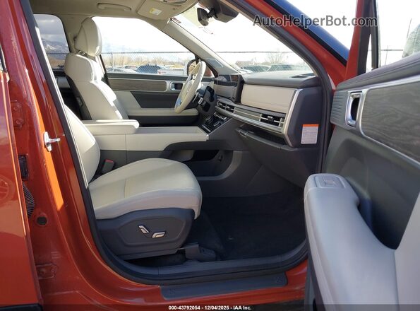5NMP3DG14RH009695 2024 HYUNDAI SANTA FE HYBRID Orange Widok wnętrza z przodu