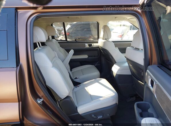 5NMP5DG10RH007162 2024 HYUNDAI SANTA FE HYBRID Brown Widok naklejki z numerem VIN