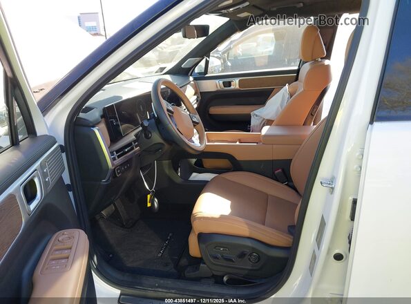 5NMP5DG12TH088608 2026 HYUNDAI SANTA FE HYBRID White Widok wnętrza z przodu