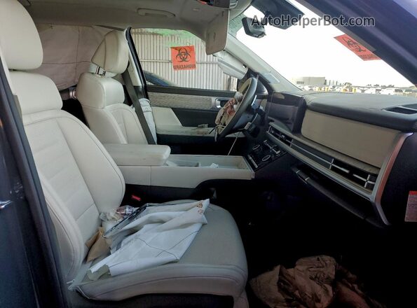 5NMP5DG19RH012182 2024 HYUNDAI SANTA FE CALLIGRAPHY Gray Widok wnętrza z przodu