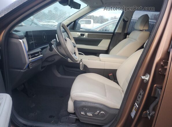 5NMP5DGL6RH062846 2024 HYUNDAI SANTA FE CALLIGRAPHY Brown Widok wnętrza z przodu