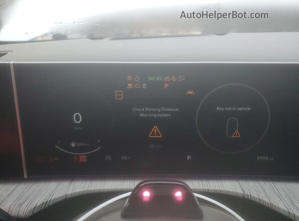5NMP5DGL9SH082417 2025 HYUNDAI SANTA FE CALLIGRAPHY White Instrument cluster view