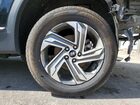 2022 Hyundai Santa Fe Se Черный vin: 5NMS1DAJ3NH408584 Damage: Left Front Wheel, Curb Rash, > 12 Inches