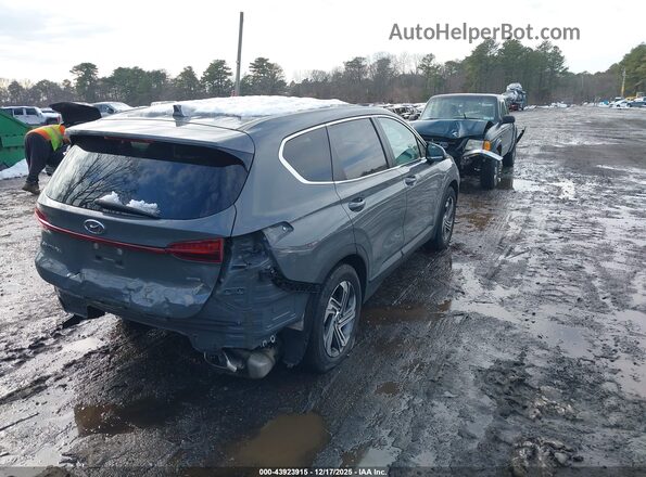 5NMS1DAJ6MH344927 2021 HYUNDAI SANTA FE Gray Trasero derecho
