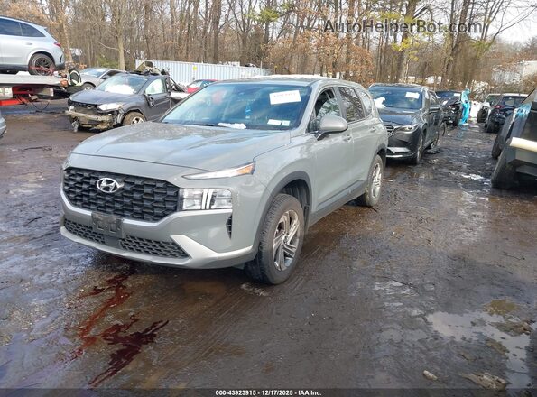 5NMS1DAJ6MH344927 2021 HYUNDAI SANTA FE Gray Vista tres cuartos delantera izquierda