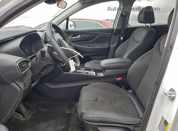 5NMS23AD0KH014473 2019 HYUNDAI SANTA Белый Вид салона спереди
