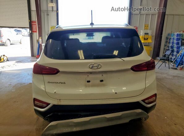 5NMS23AD0KH014473 2019 HYUNDAI SANTA Белый Вид сзади
