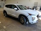 2019 Hyundai Santa Fe Se Белый vin: 5NMS23AD0KH014473 Damage: Right Front Fender, Peeling, 3 To 4 Inches