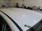 2019 Hyundai Santa Fe Se Белый vin: 5NMS23AD0KH014473 Damage: Roof, Peeling, 4 To 5 Inches
