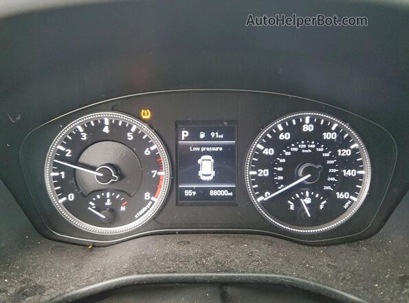 5NMS23AD0KH014473 2019 HYUNDAI SANTA Белый Вид щитка приборов