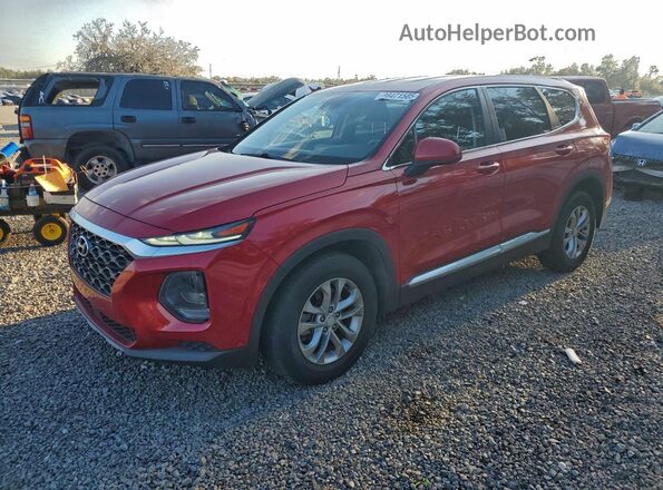 5NMS23AD0KH031712 2019 HYUNDAI SANTA Red Vista tres cuartos delantera izquierda