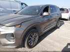 2019 Hyundai Santa Fe Se Gray vin: 5NMS23AD1KH013459