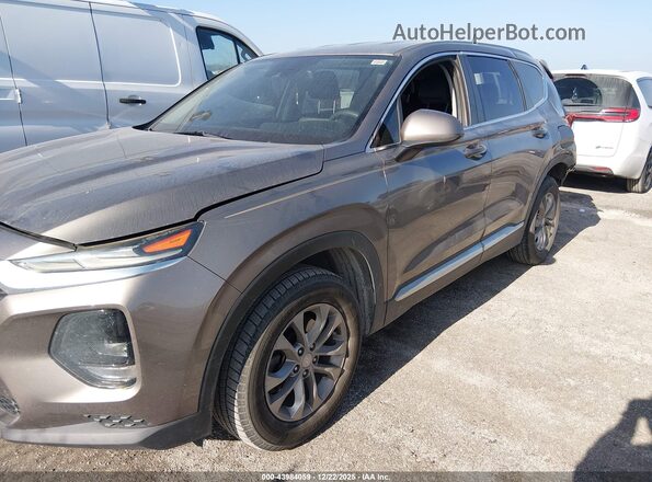 5NMS23AD1KH013459 2019 HYUNDAI SANTA FE Gray Front left