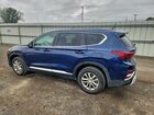 2019 Hyundai Santa Fe Se Синий vin: 5NMS23AD2KH101565