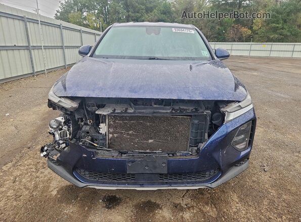 5NMS23AD2KH101565 2019 HYUNDAI SANTA Синий Вид спереди