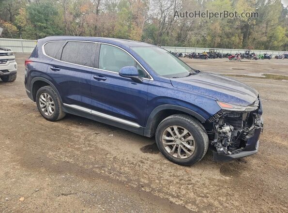 5NMS23AD2KH101565 2019 HYUNDAI SANTA Синий Передняя правая четверть