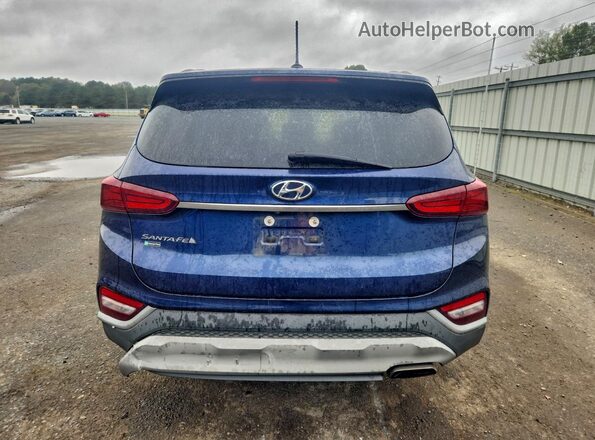 5NMS23AD2KH101565 2019 HYUNDAI SANTA Синий Вид сзади