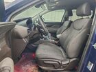 2019 Hyundai Santa Fe Se Синий vin: 5NMS23AD2KH101565