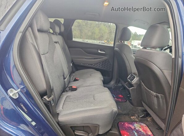 5NMS23AD2KH101565 2019 HYUNDAI SANTA Синий Вид задней части салона