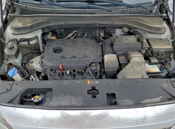 5NMS23AD3KH077681 2019 HYUNDAI SANTA Серебряный Вид задней части салона