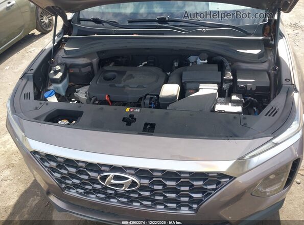 5NMS23AD8LH152408 2020 HYUNDAI SANTA FE Коричневый Вид сзади