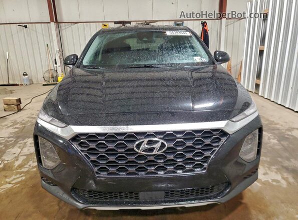 5NMS2CAD5LH258069 2020 HYUNDAI SANTA Black Widok z przodu