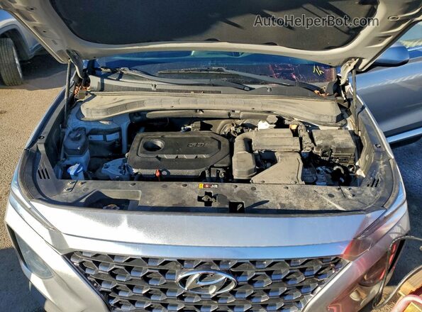 5NMS2CAD7LH246814 2020 HYUNDAI SANTA Silver ძრავის განყოფილების ხედი