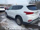 2019 Hyundai Santa Fe Se White vin: 5NMS2CAD9KH115379