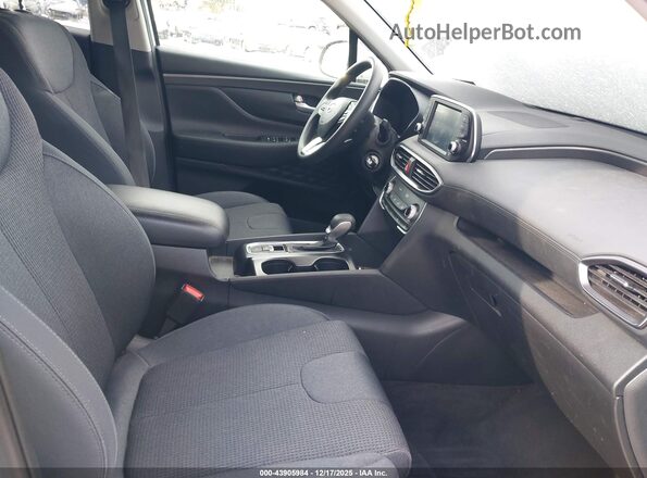 5NMS2CAD9KH115379 2019 HYUNDAI SANTA FE White Widok wnętrza z przodu