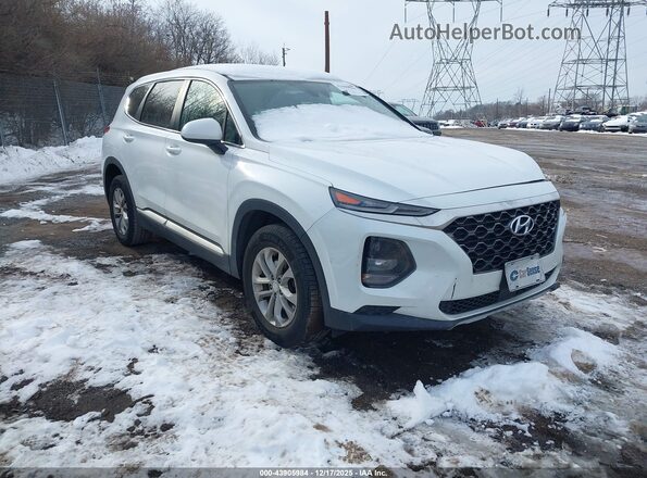 5NMS2CAD9KH115379 2019 HYUNDAI SANTA FE White Przód prawy