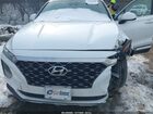 2019 Hyundai Santa Fe Se White vin: 5NMS2CAD9KH115379