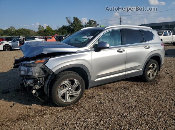 5NMS2DAJXNH460064 2022 HYUNDAI SANTA Серебряный Передняя левая четверть