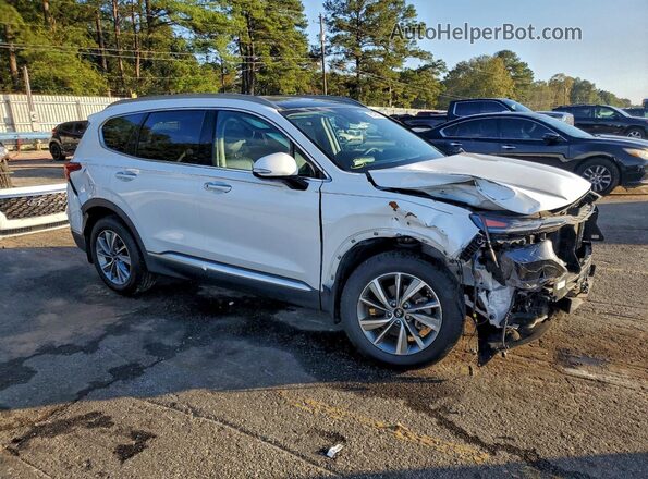 5NMS33AD7LH180648 2020 HYUNDAI SANTA Белый Передняя правая четверть