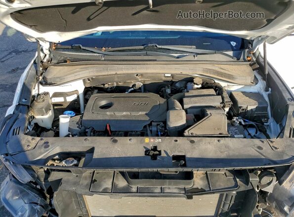 5NMS33AD7LH180648 2020 HYUNDAI SANTA Белый Вид подкапотного пространства