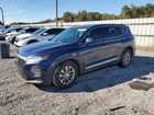 2020 Hyundai Santa Fe Sel Синий vin: 5NMS33AD8LH299955